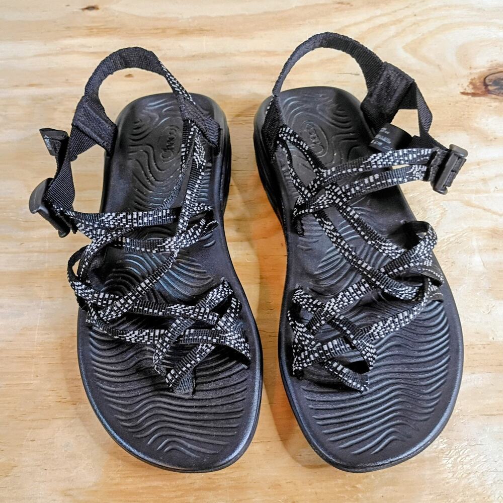 Chaco Womens Z Volv X2 Sandals Dash Black Size 10 Toe Loop Hiking J106664